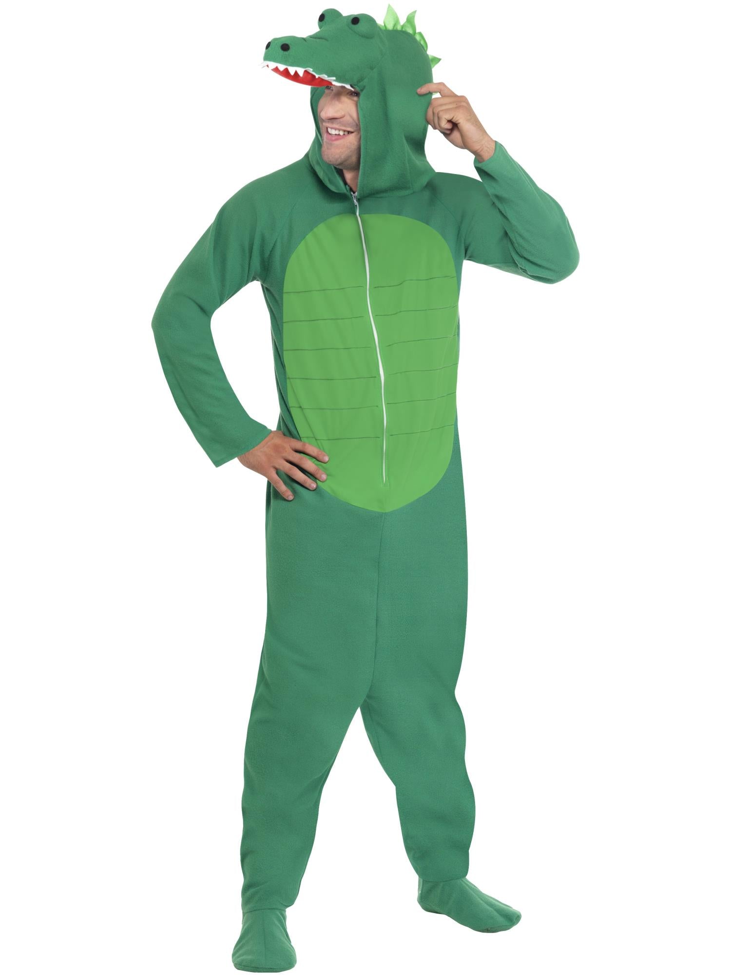 smiffys-fever-krokodil-kost-m-gr-n-overall-m-l image 1
