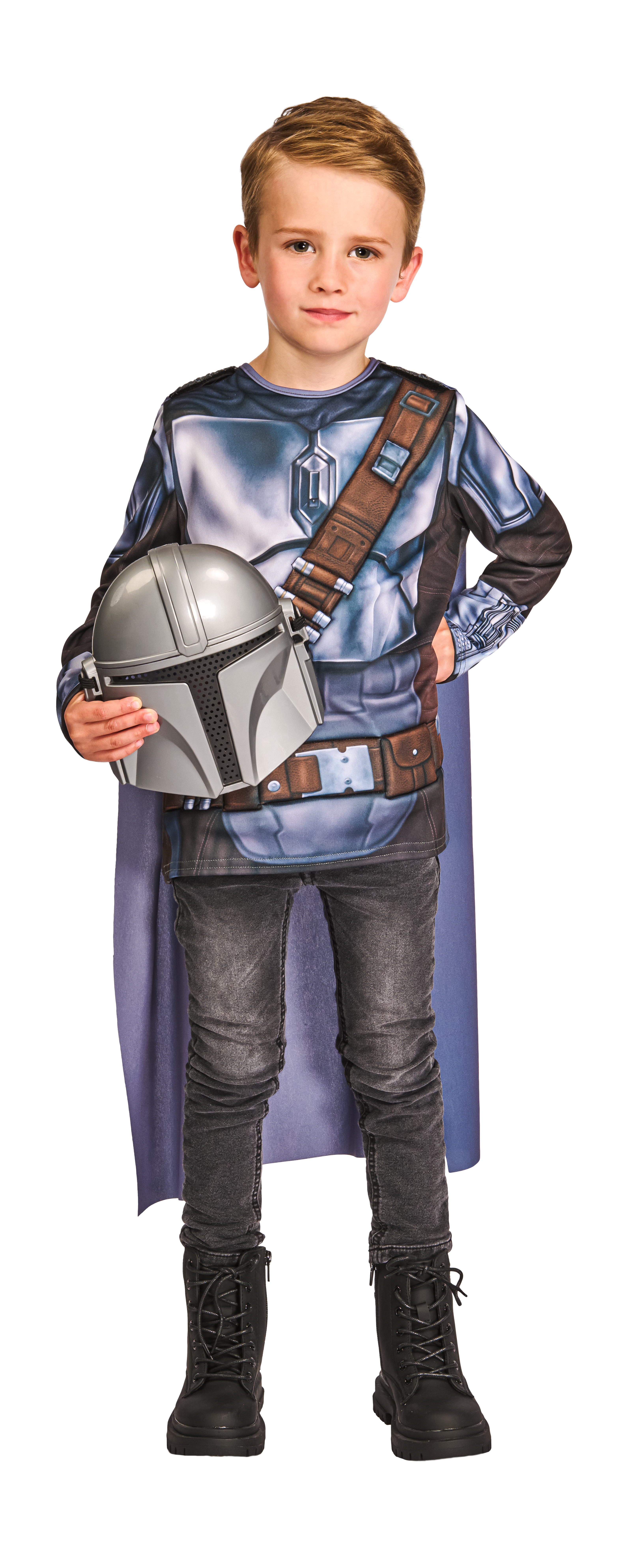 rubies-mandalorian-kost-m-set-mit-maske-und-cape image 2