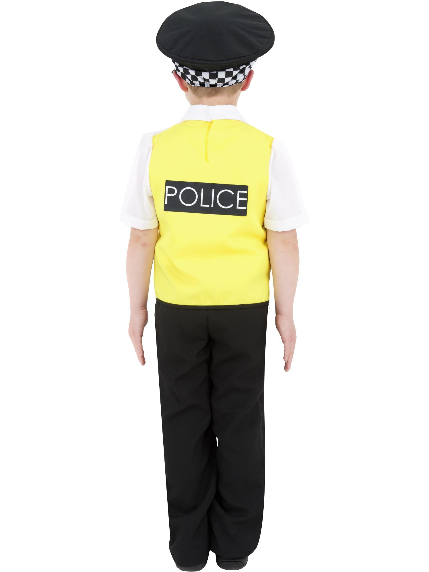smiffys-fever-police-boy-polizei-kinderkost-m-jungen-gelb-hi-vis image 2