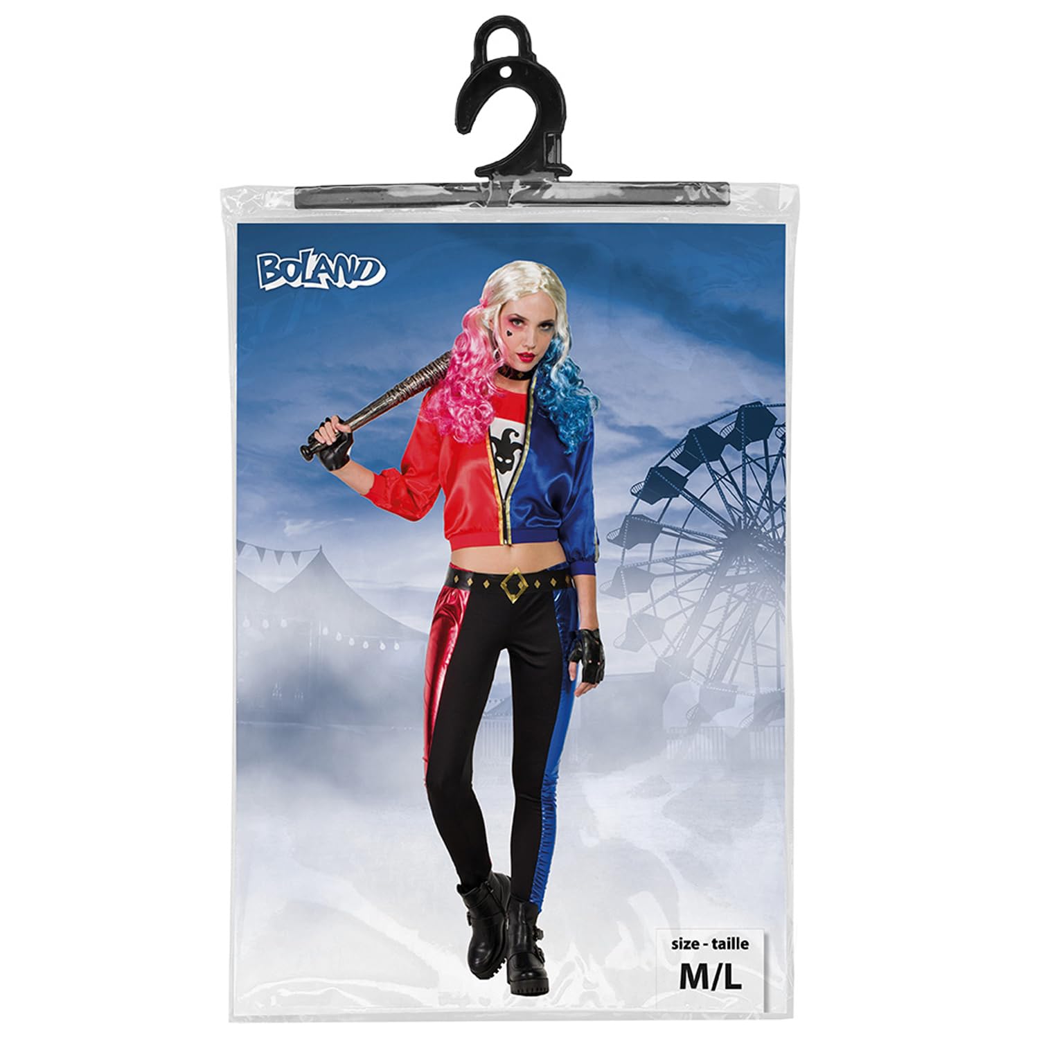 boland-jester-fatale-kost-m-m-l-harlekin-f-r-erwachsene image 2