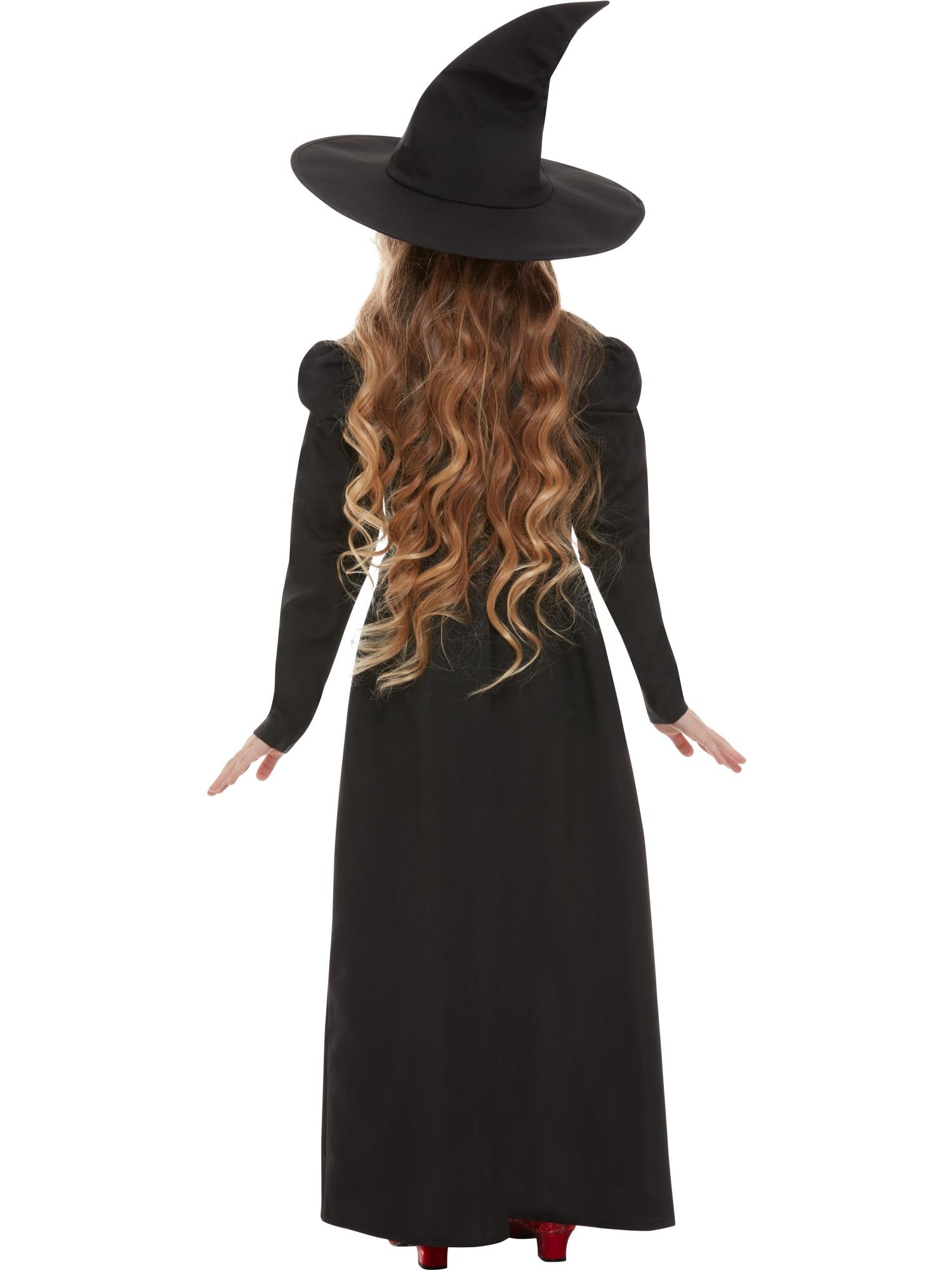 smiffys-fever-wicked-witch-hexenkost-m-m-dchen-schwarz-mit-hut image 2