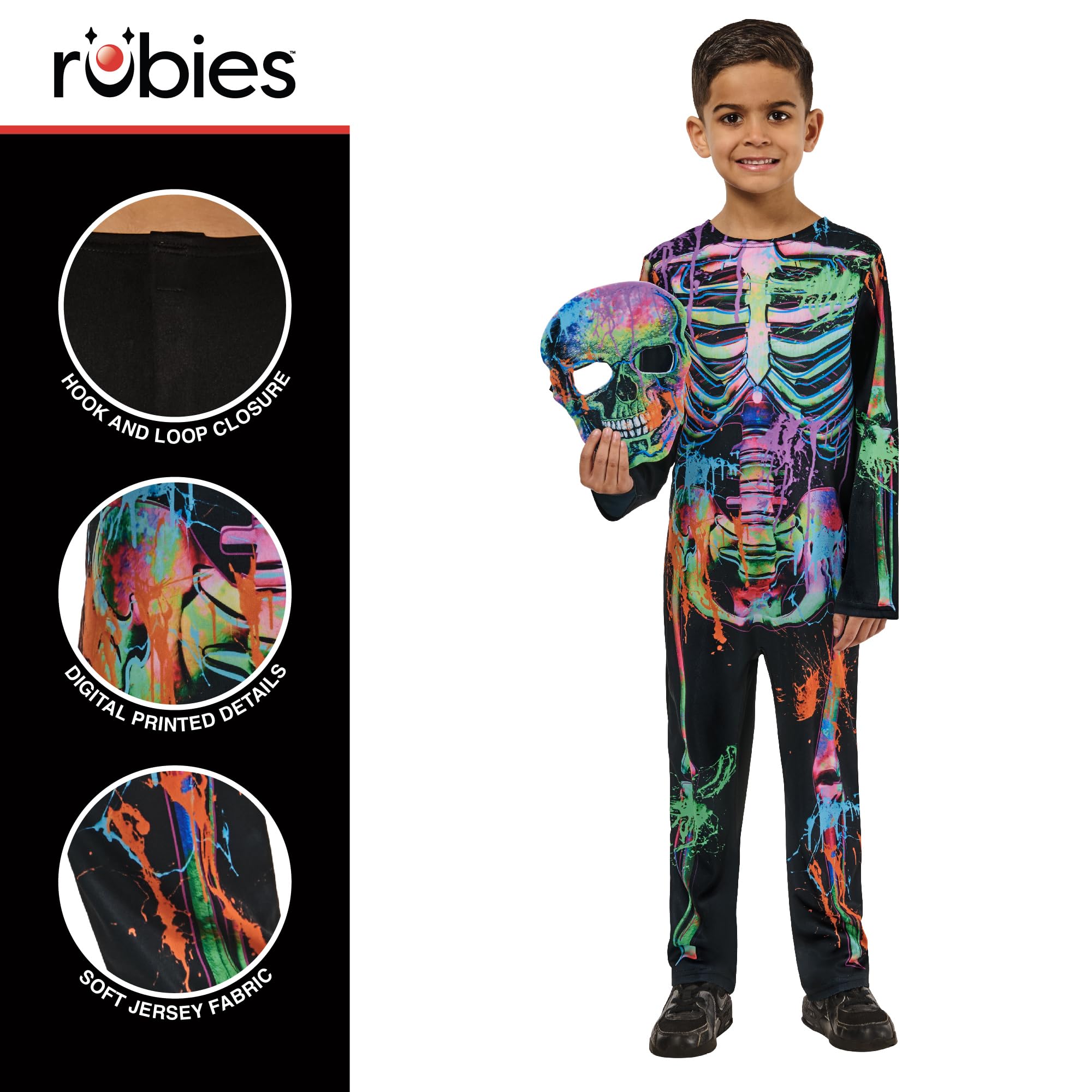 rubie-s-deluxe-bonesky-skeleton-kost-m-5-6-jahre image 4