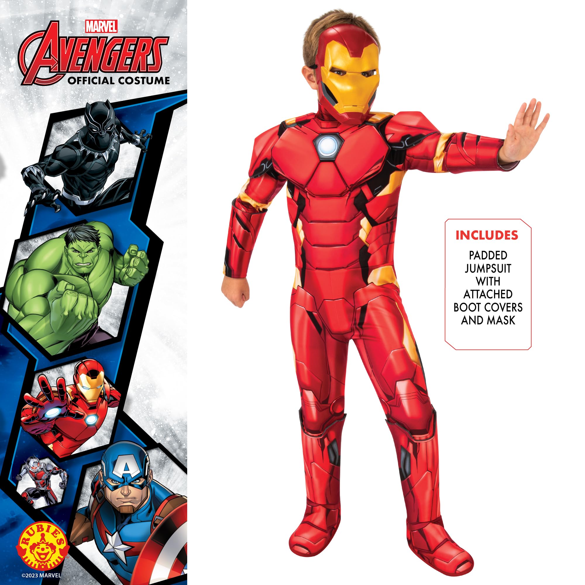 rubie-s-deluxe-iron-man-kost-m-kinder-9-10-jahre image 2