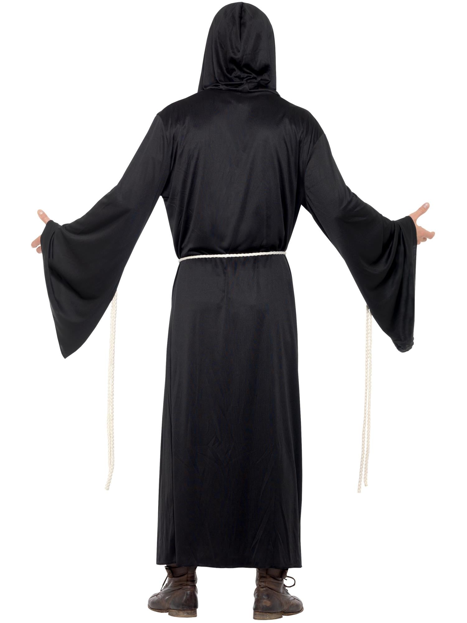 smiffys-fever-grim-reaper-kost-m-schwarz-m-kapuzenrobe image 2
