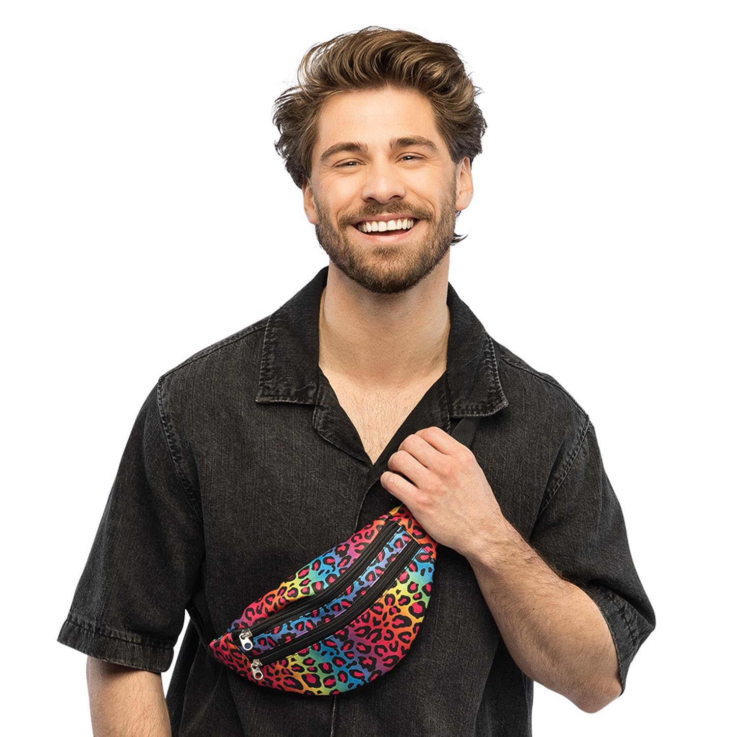 boland-neon-uv-g-rteltasche-leo-look-schwarzlicht-festival image 1