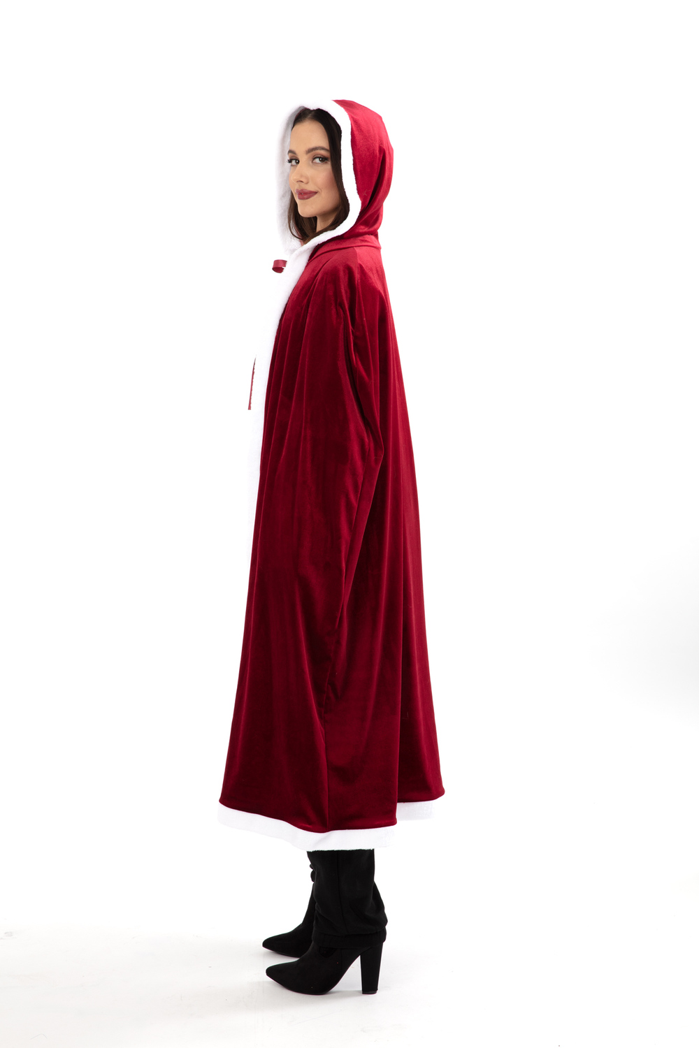 rubies-capes-weihnachtsfrau-cape-rot-samt-umhang image 4