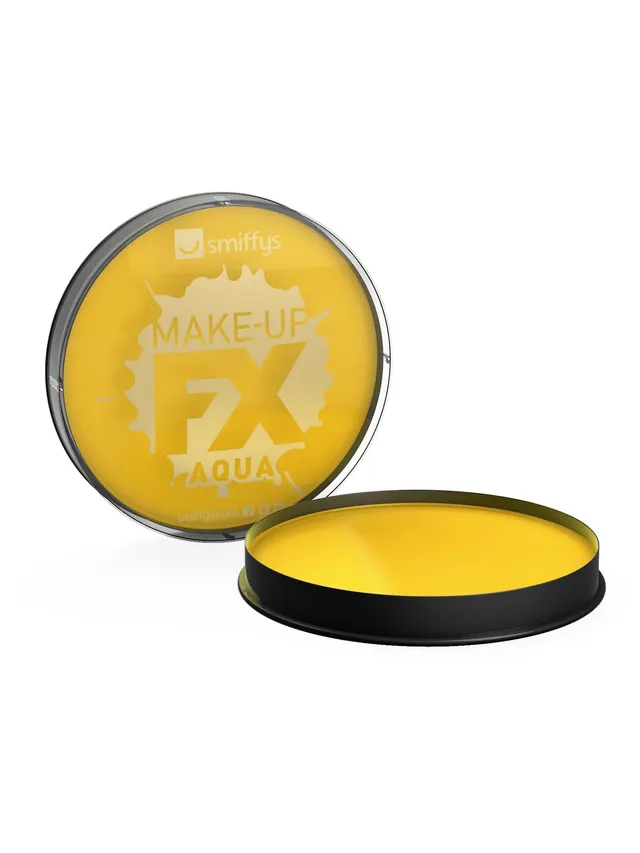 smiffys-makeup-fx-aqua-schminke-gelb-16-ml-dose image 1