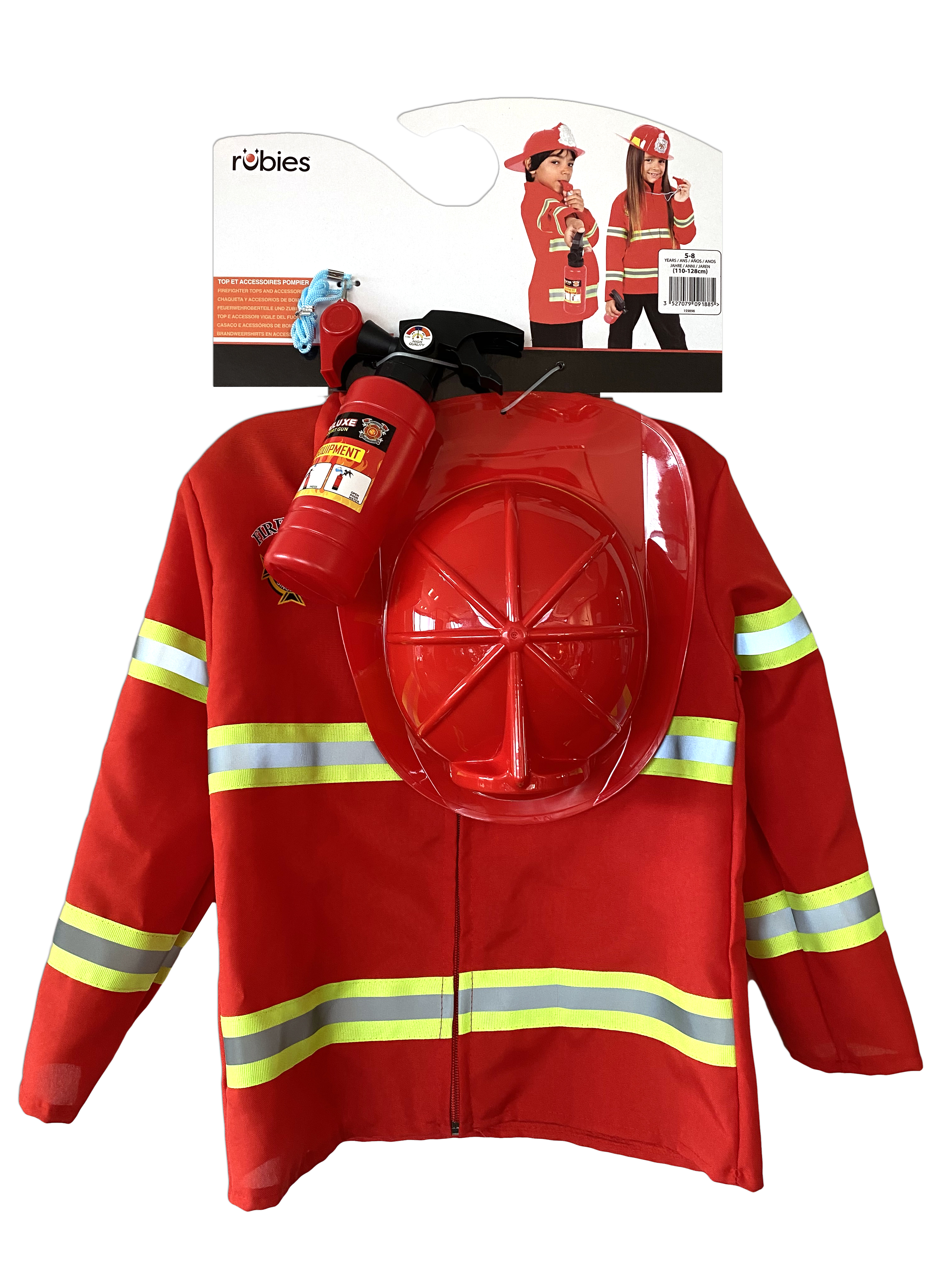 rubies-d-guisements-feuerwehr-kost-m-kinder-5-8-mit-helm image 5