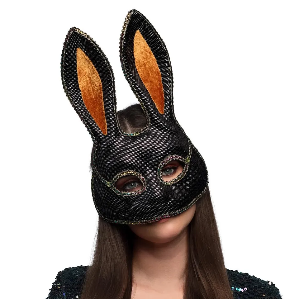 boland-00187-mystery-bunny-maske-hasen-halbmaske-karneval image 1