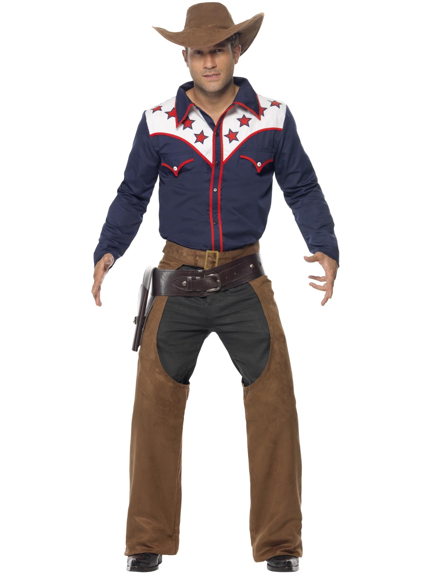 smiffys-fever-rodeo-cowboy-kost-m-blau-gr-e-m image 4