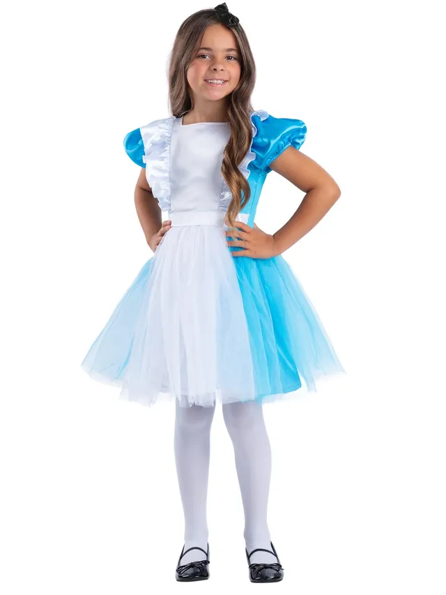 smiffys-fever-alice-wunderland-kost-m-blau-gr-s-l-mit-haarband image 1