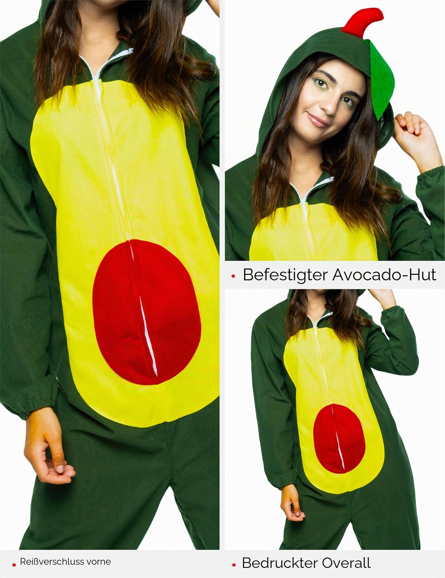rubie-s-deluxe-avocado-kost-m-erwachsene-jumpsuit image 4
