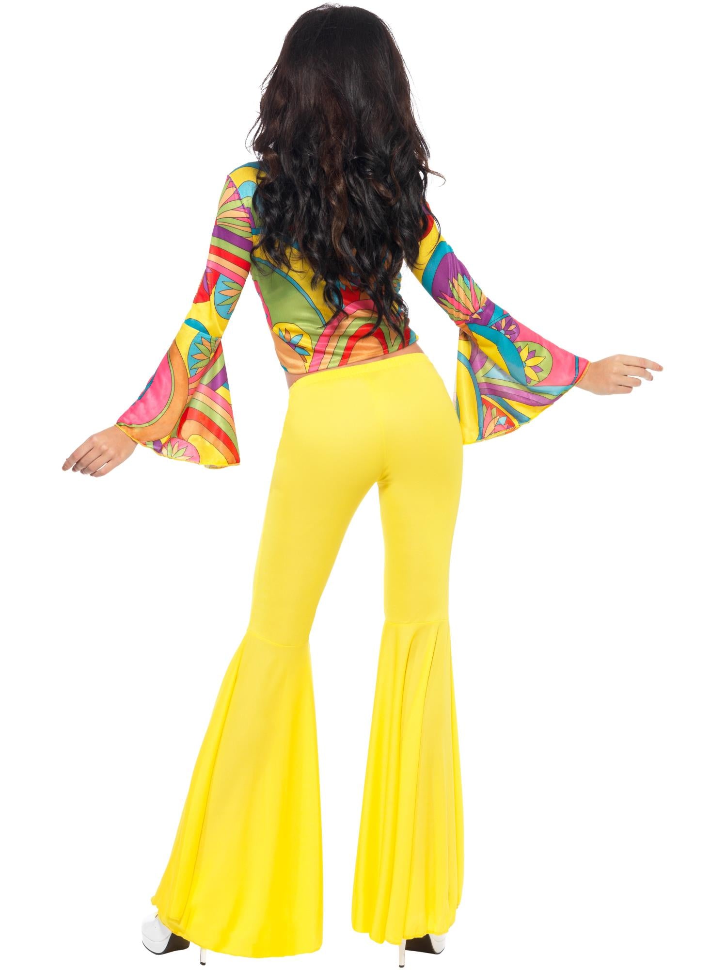 smiffys-fever-70s-groovy-babe-kost-m-gelb-gr-m image 2
