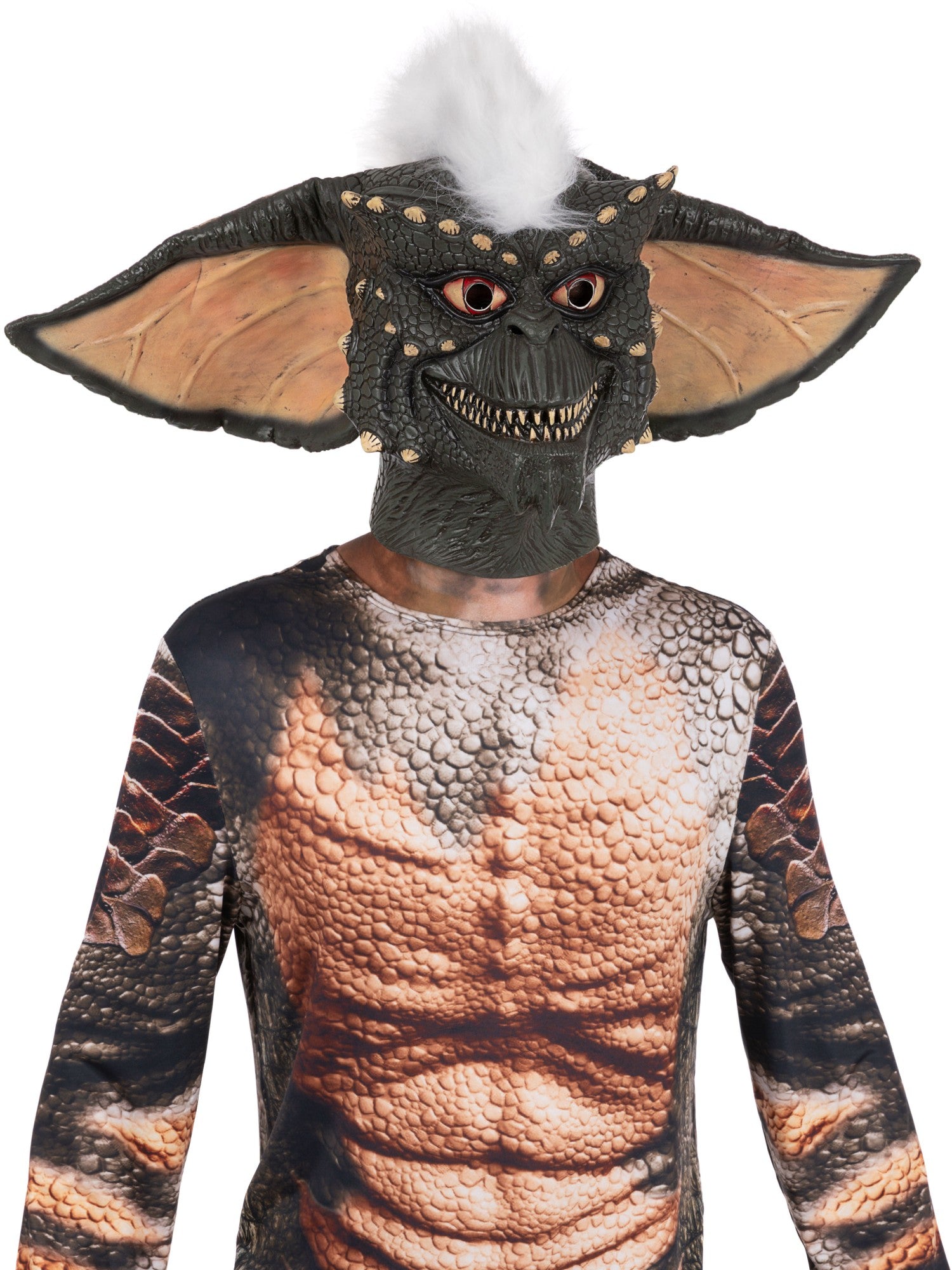 smiffys-fever-gremlins-2-stripe-vollmaske-grau-einheitsgr-e image 2