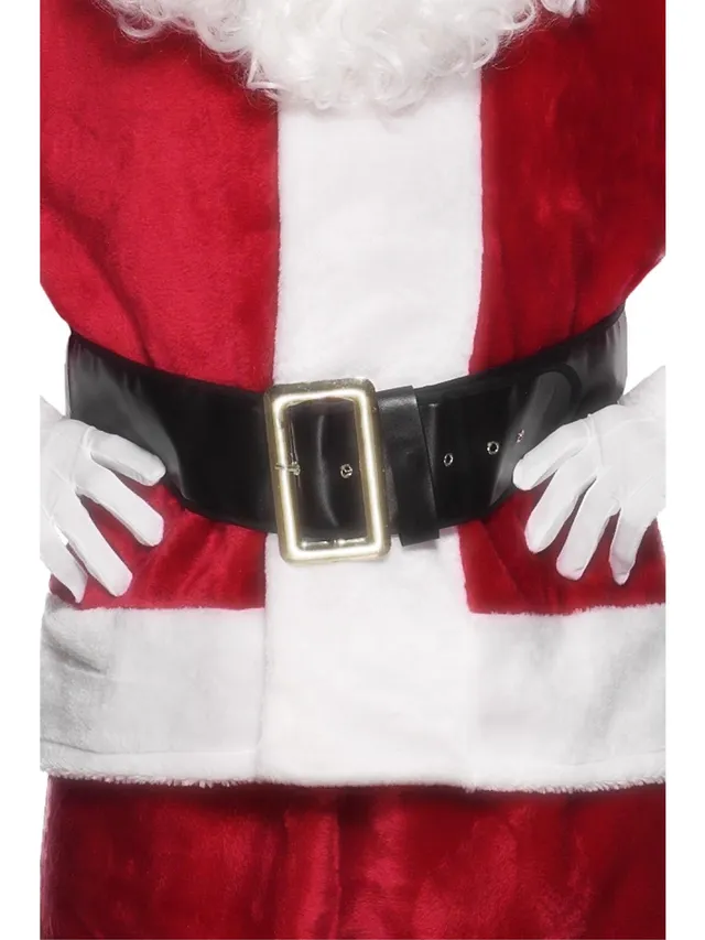 smiffys-fever-santa-g-rtel-schwarz-gold-erwachsene image 1