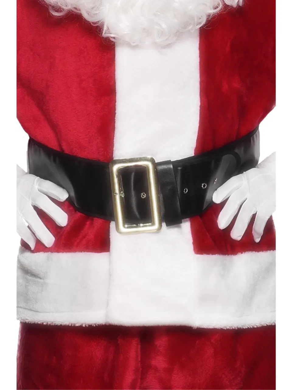 smiffys-fever-santa-g-rtel-schwarz-gold-erwachsene image 1