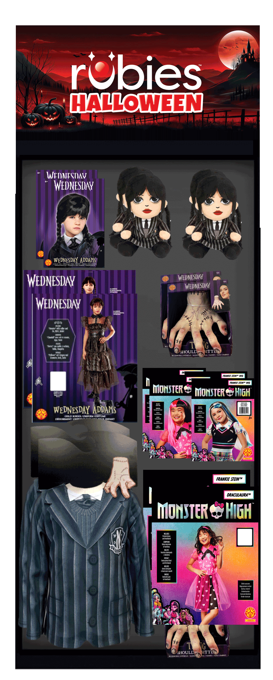 rubies-monster-high-verkaufsdisplay-190-cm-werbeaufsteller image 1