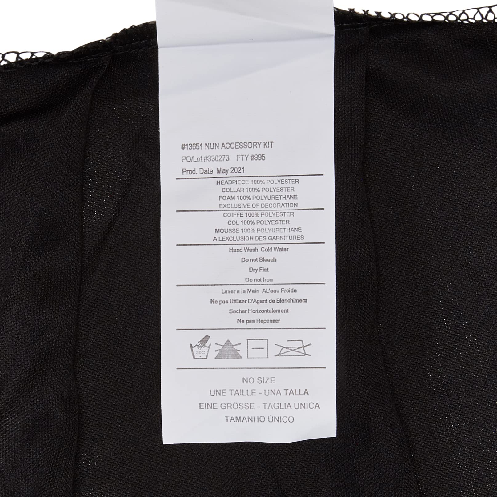 rubie-s-deluxe-nun-accessory-kit-nonnen-kost-m-zubeh-r-set image 3
