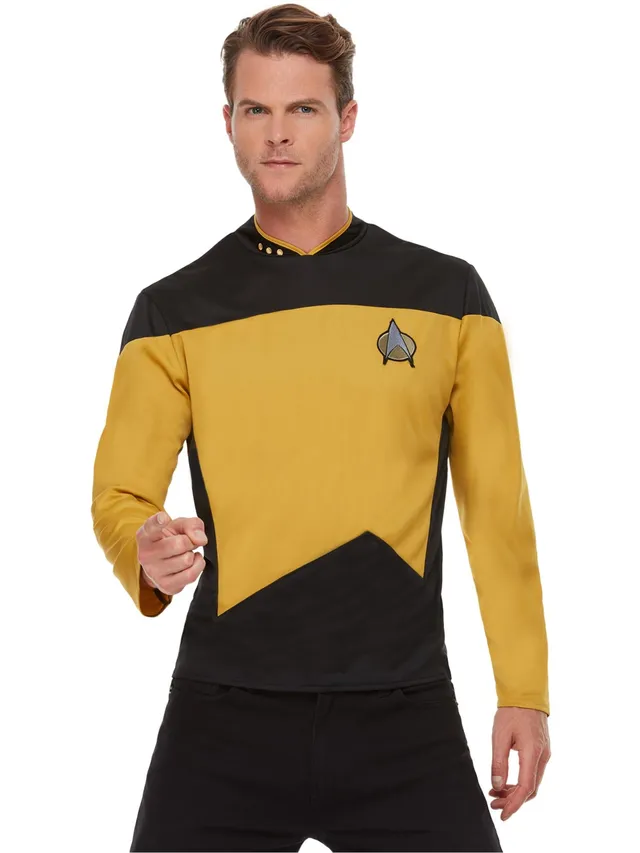 smiffys-fever-star-trek-next-generation-uniform-oberteil-gold-m image 1