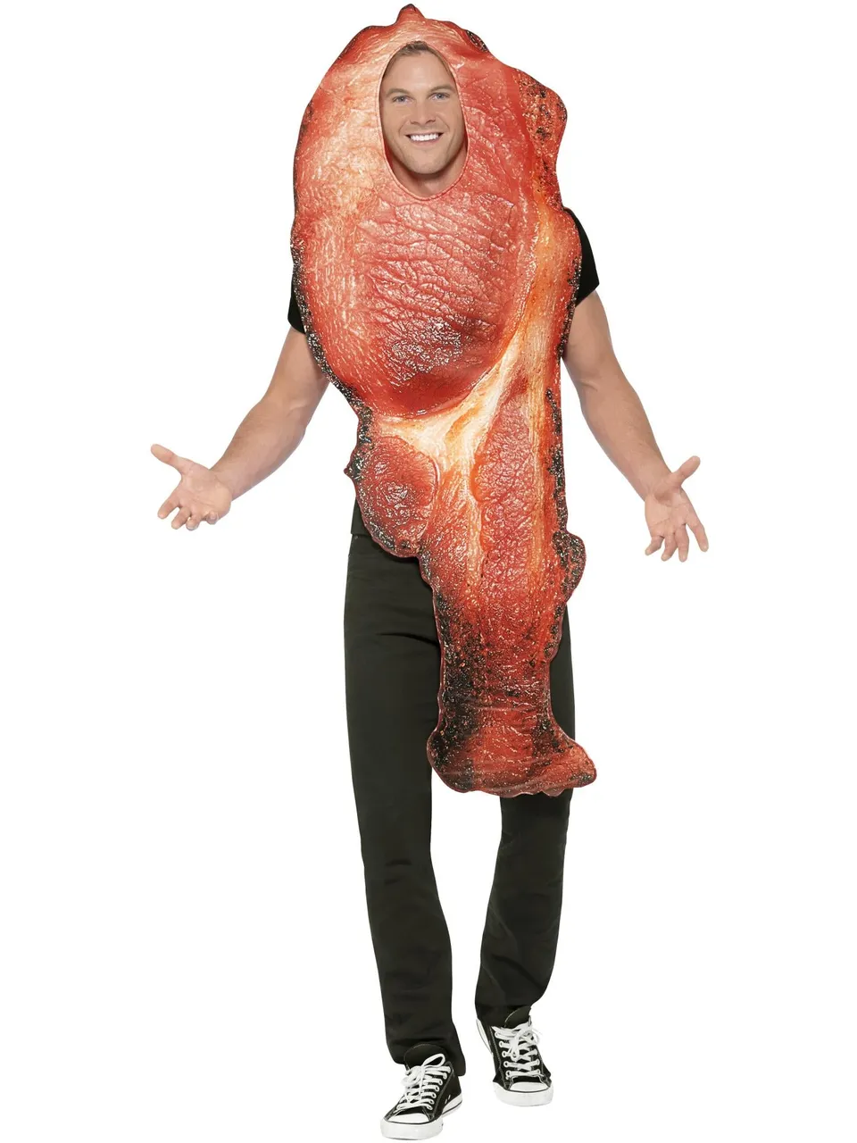 smiffys-fever-bacon-kost-m-erwachsene-tabard-rot image 1