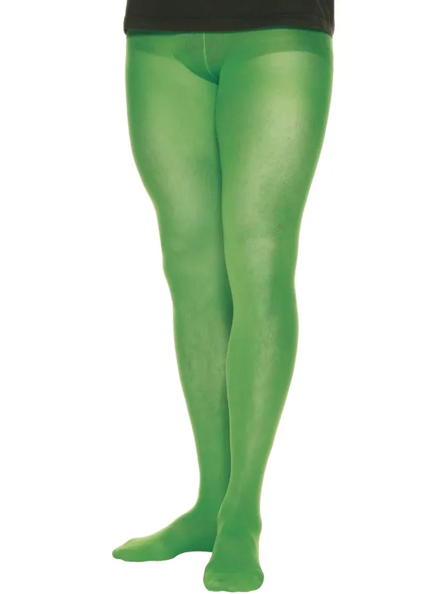 smiffys-fever-strumpfhose-herren-gr-n-70-den-einheitsgr image 1