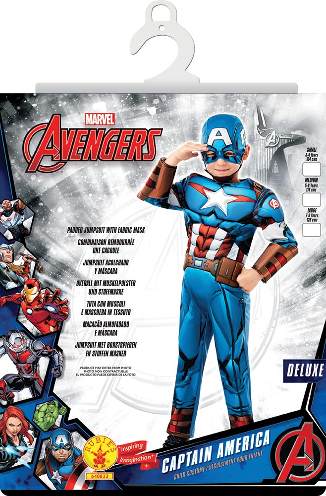 rubies-captain-america-kost-m-luxe-blau-mit-haube-gepolstert image 2