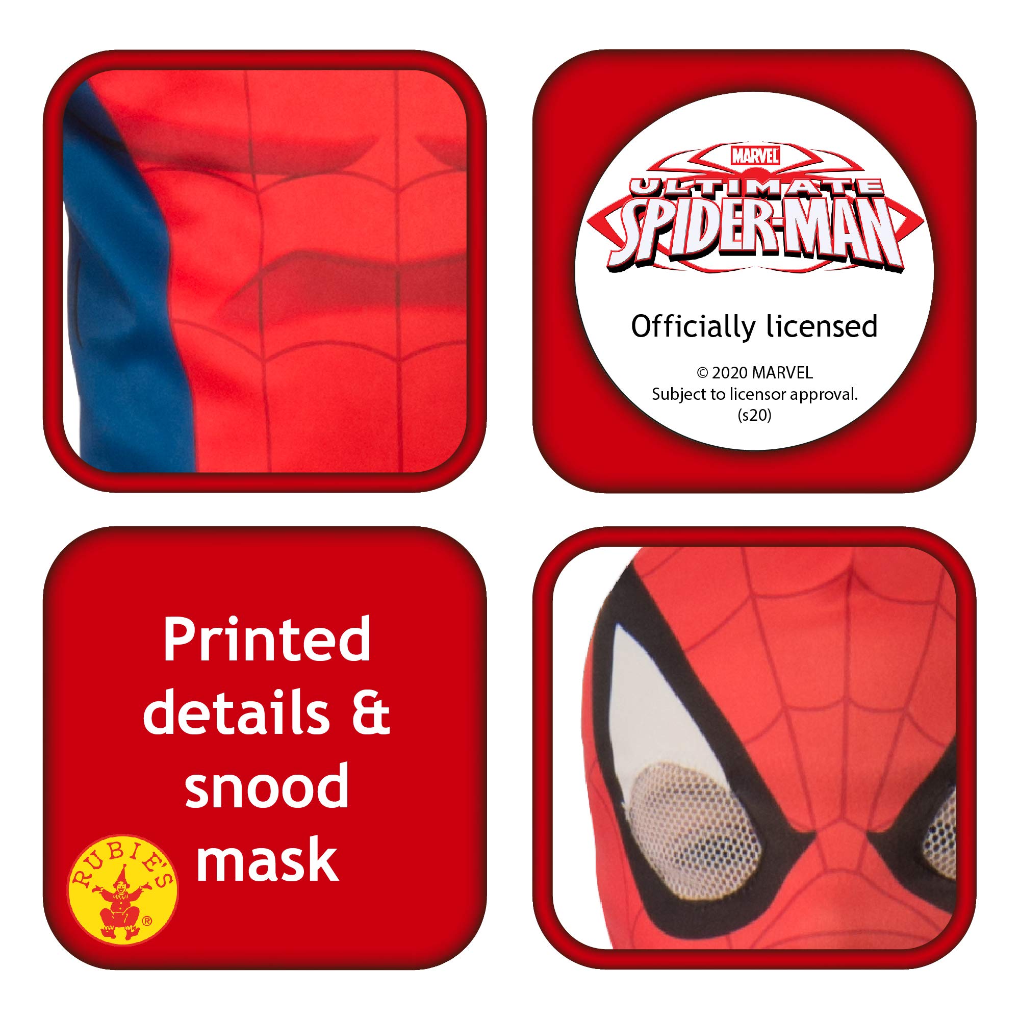 rubie-s-deluxe-spiderman-kost-m-kinder-l-8-10-jahre-mit-maske image 2