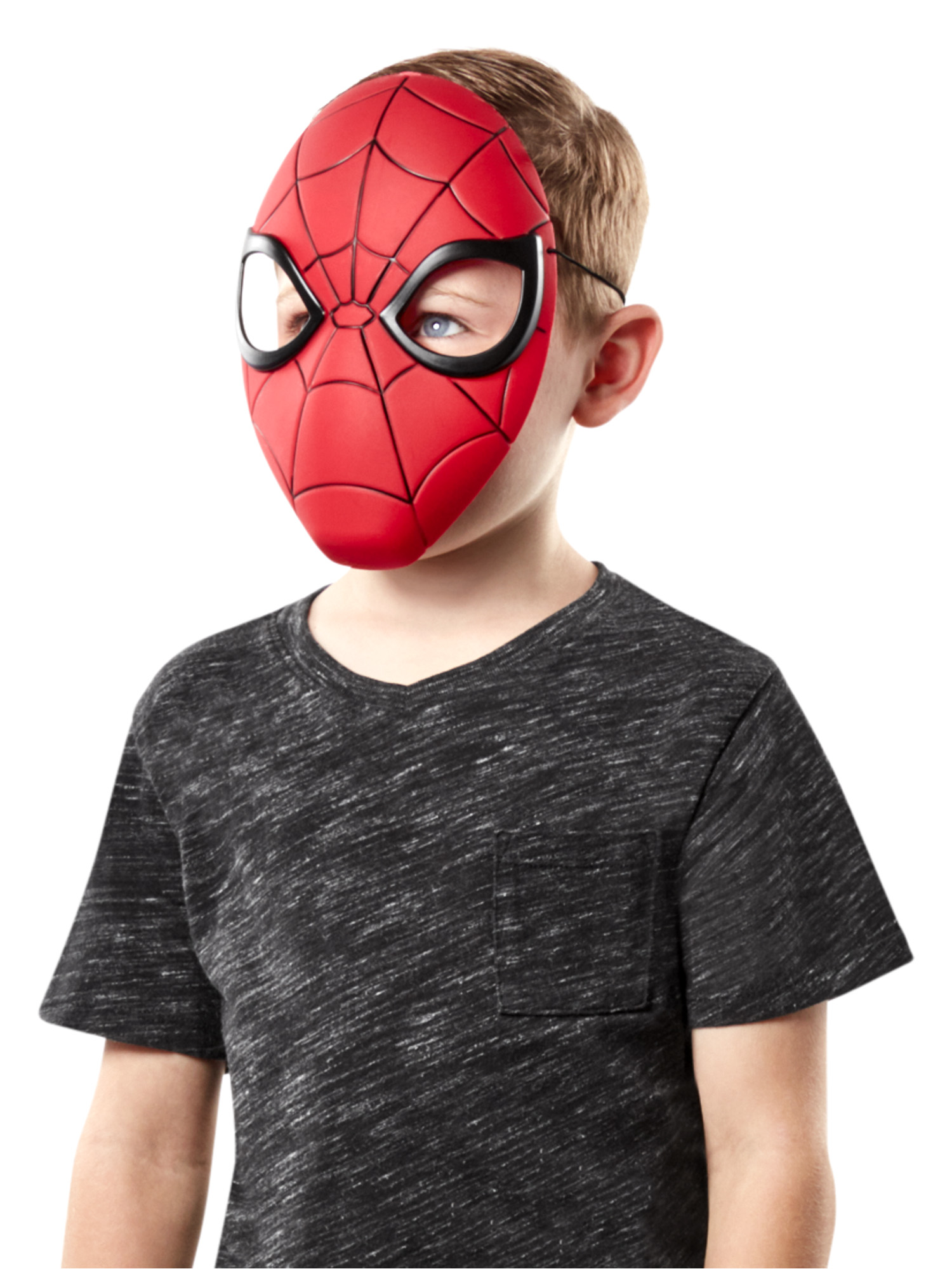 rubies-spider-man-shallow-maske-plastik-rot image 2
