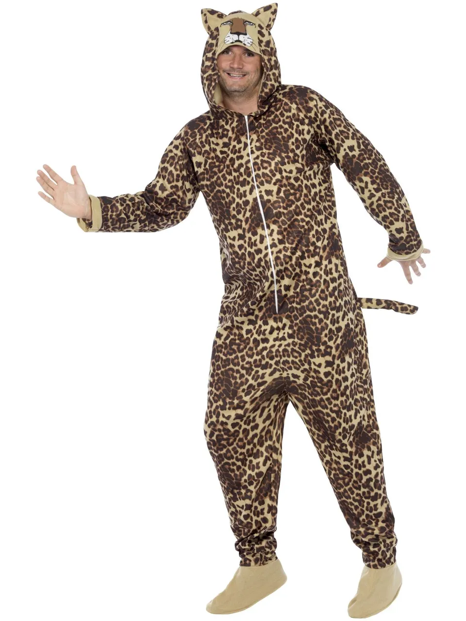 smiffys-fever-leopard-kost-m-l-42-44-braun-mit-kapuze image 1