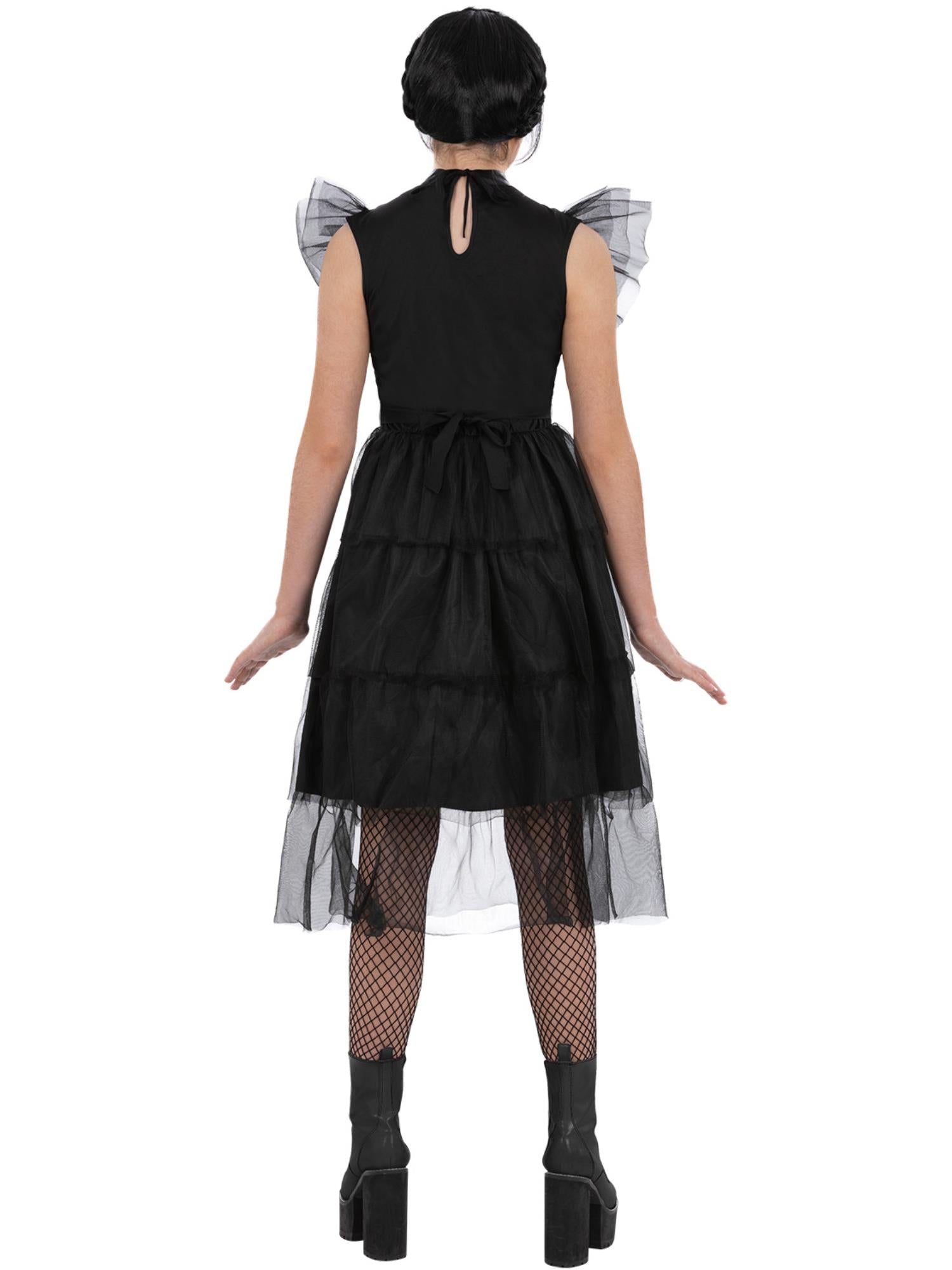 smiffys-fever-gothic-kleid-kinder-schwarz-t-ll-gr-l-10-12 image 2