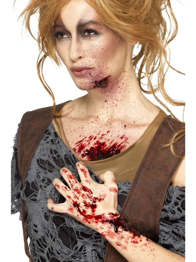 smiffys-makeup-fx-scab-blood-kunstblut-dunkelrot-25g image 1