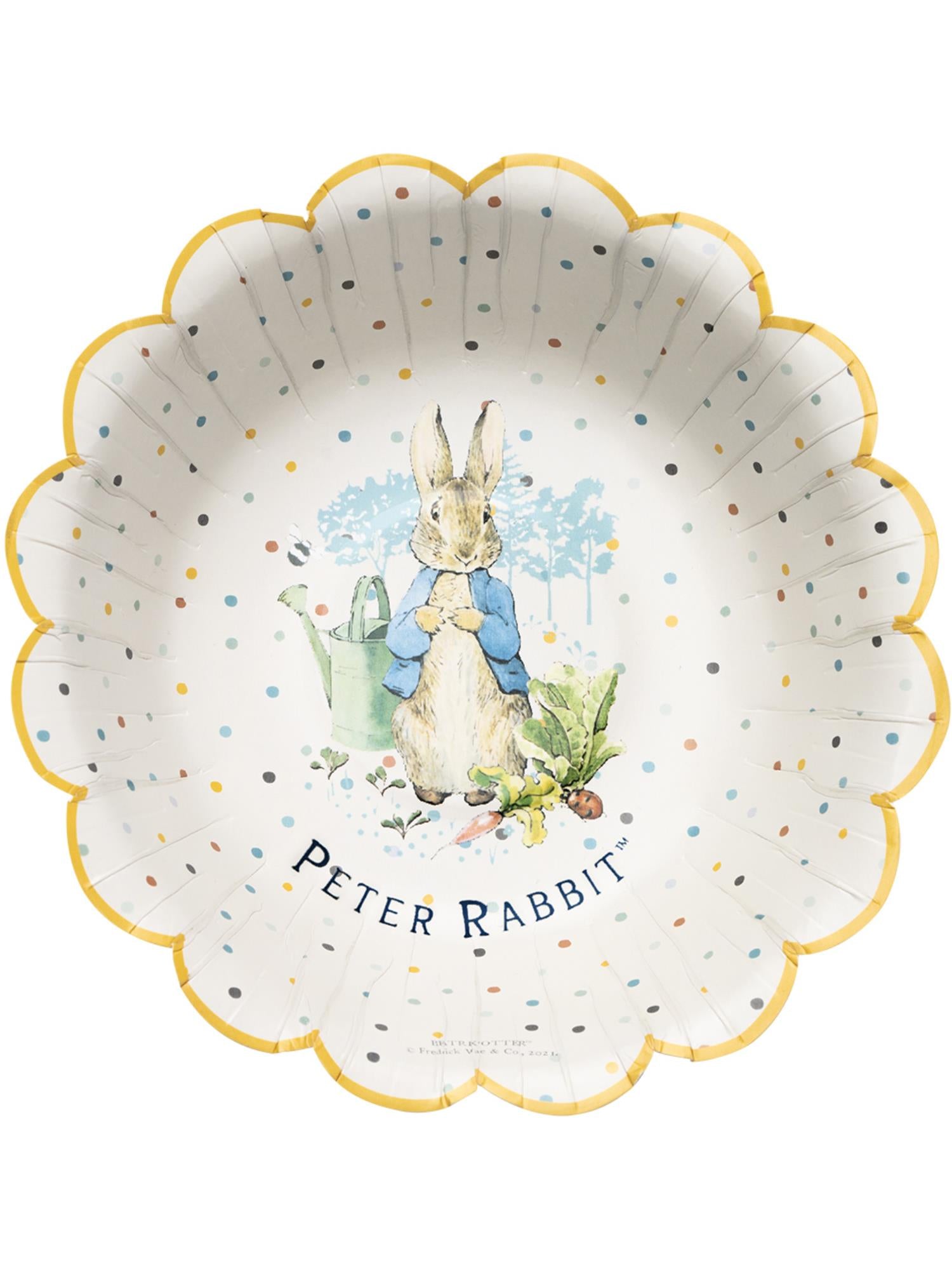 smiffys-fever-peter-rabbit-partyschalen-8er-16-5cm image 1