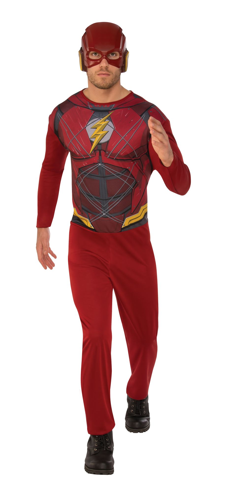 rubies-flash-justice-league-kost-m-erwachsene-rot-mit-maske image 1