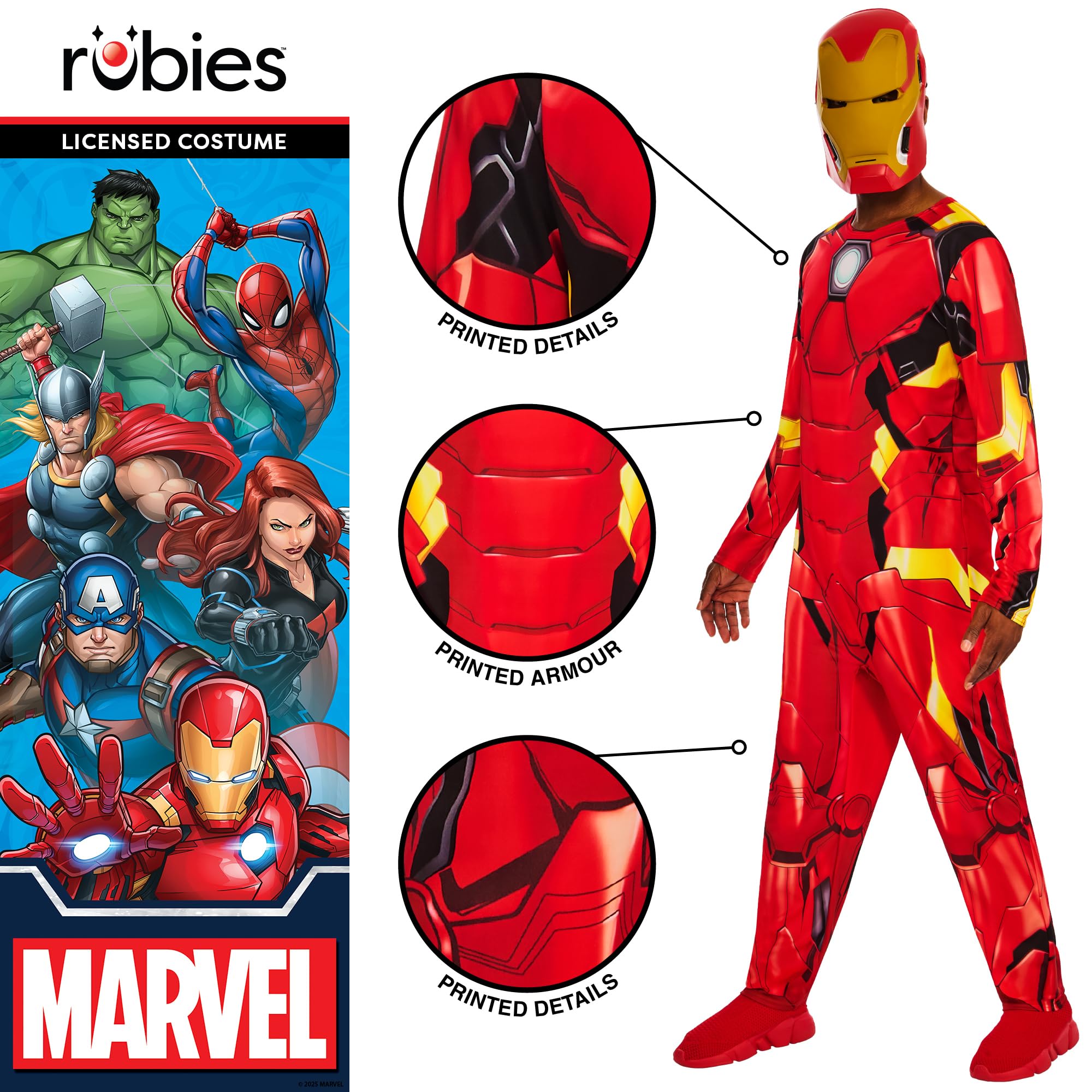 rubie-s-deluxe-iron-man-classic-erwachsenenkost-m-gr-s image 4