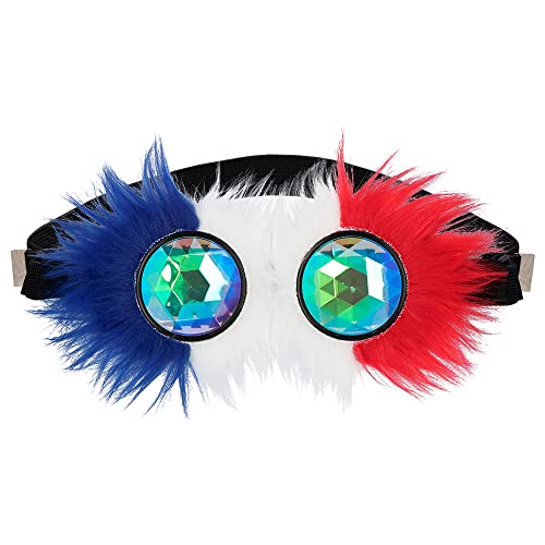 boland-61988-rave-partybrille-frankreich-blau-wei-rot image 6