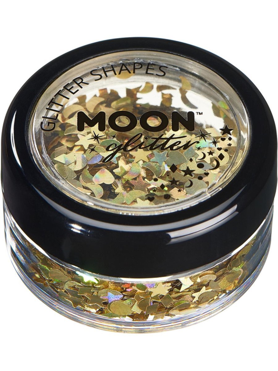 smiffys-makeup-fx-moon-glitter-shapes-glitzer-silber-3g-holografisch image 5