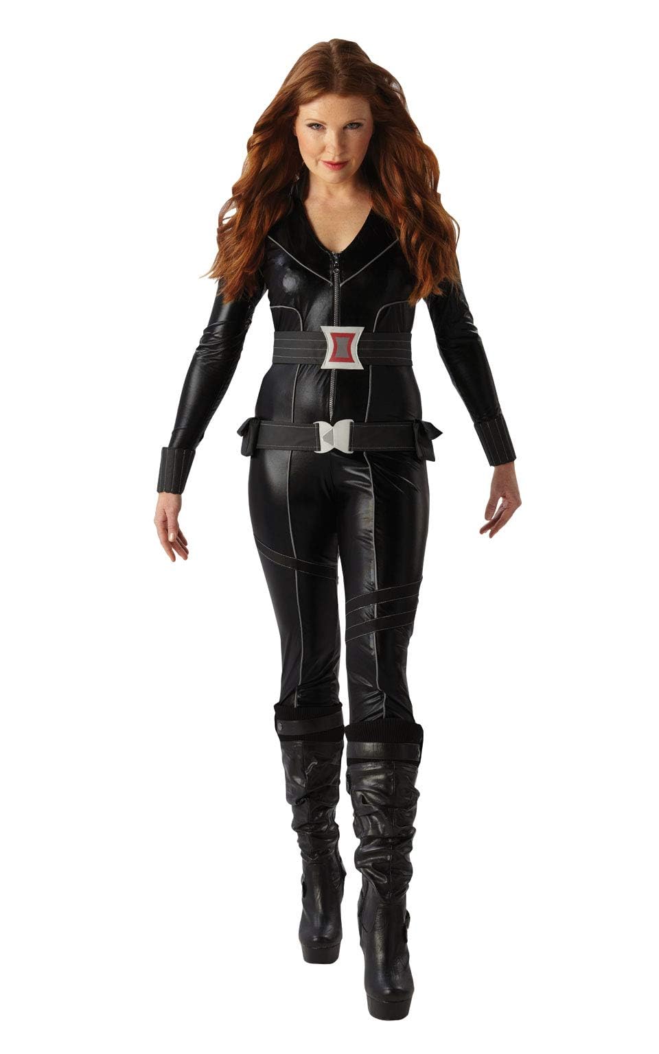 rubie-s-deluxe-black-widow-damenkost-m-gr-e-m-jumpsuit image 1
