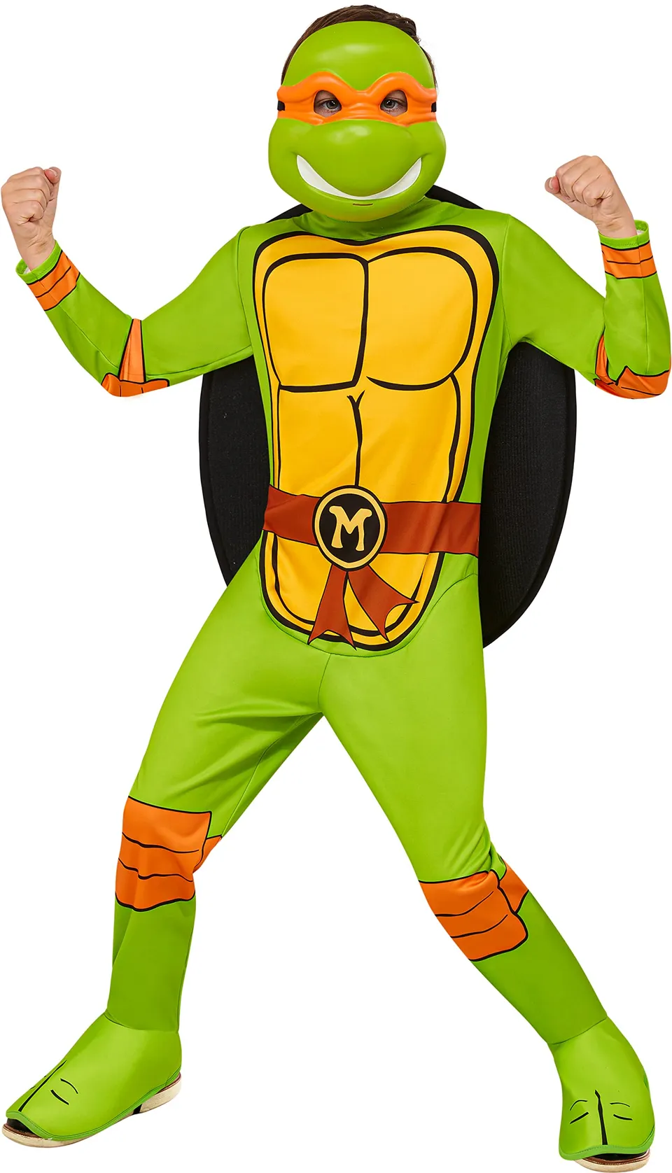 rubie-s-deluxe-turtles-michelangelo-kinderkost-m-gr-l-mit-panzer image 1