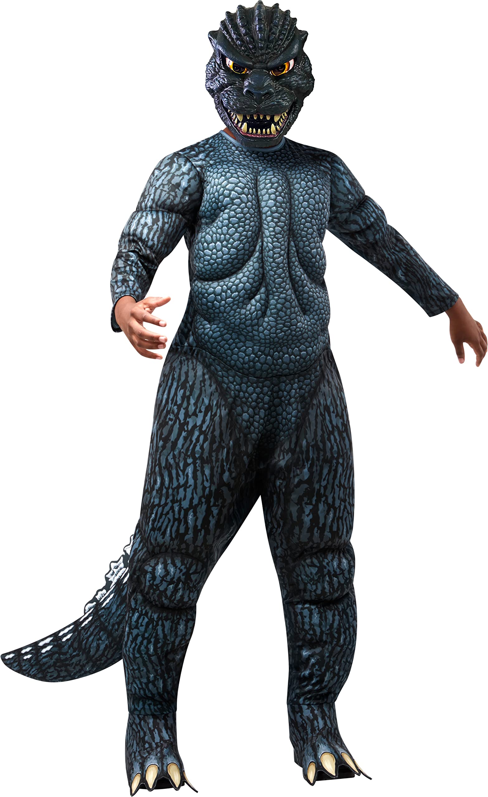 rubie-s-classic-godzilla-kost-m-kinder-gr-n-gr-m image 1