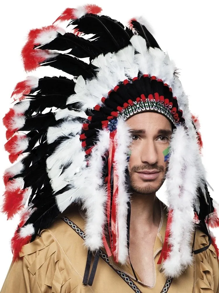 boland-apache-indianer-kopfschmuck-federn-f-r-damen-herren image 1