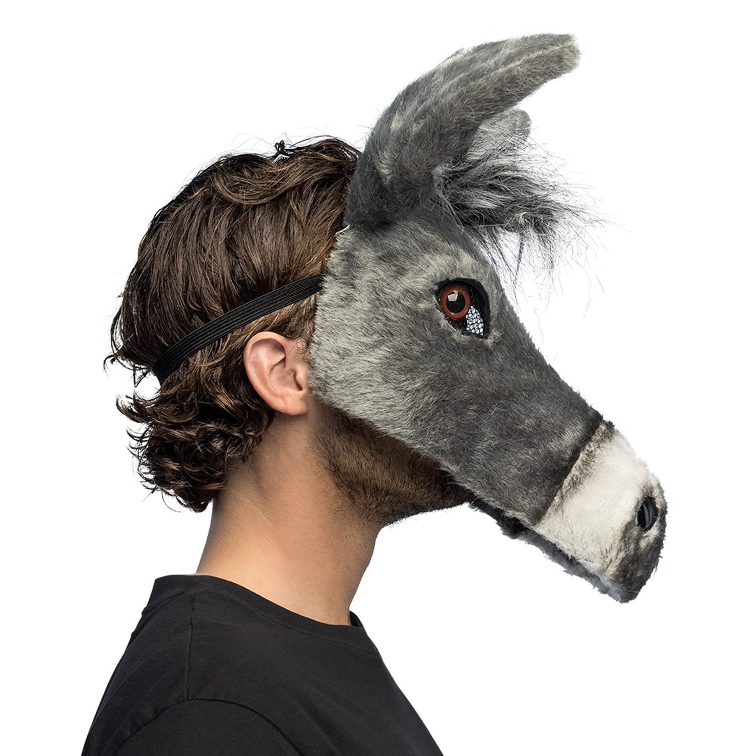 boland-masks-pl-sch-tiermaske-esel-erwachsene-halbmaske image 5
