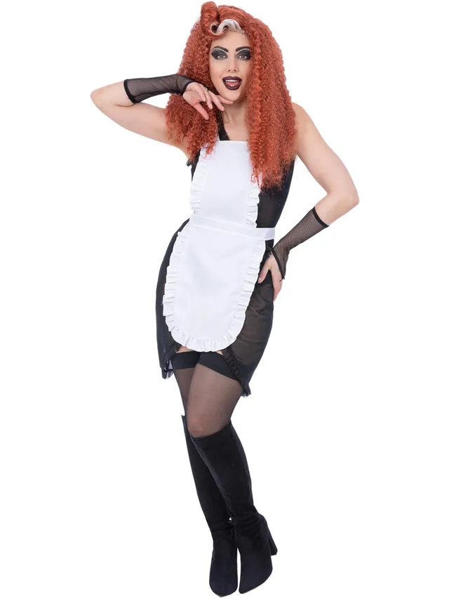 smiffys-fever-rocky-horror-magenta-kost-m-schwarz-wei-s image 1
