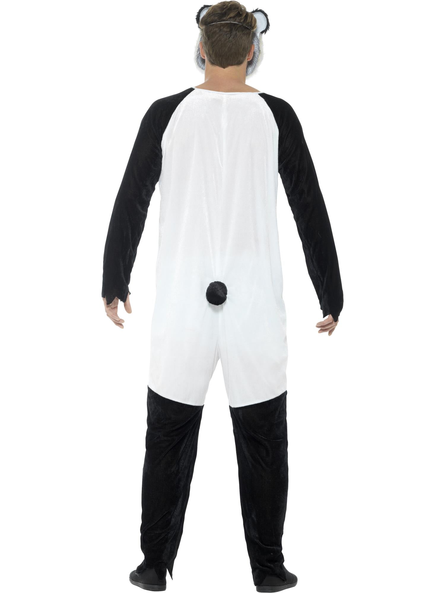 smiffys-fever-zombie-panda-kost-m-schwarz-wei-gr-l image 3