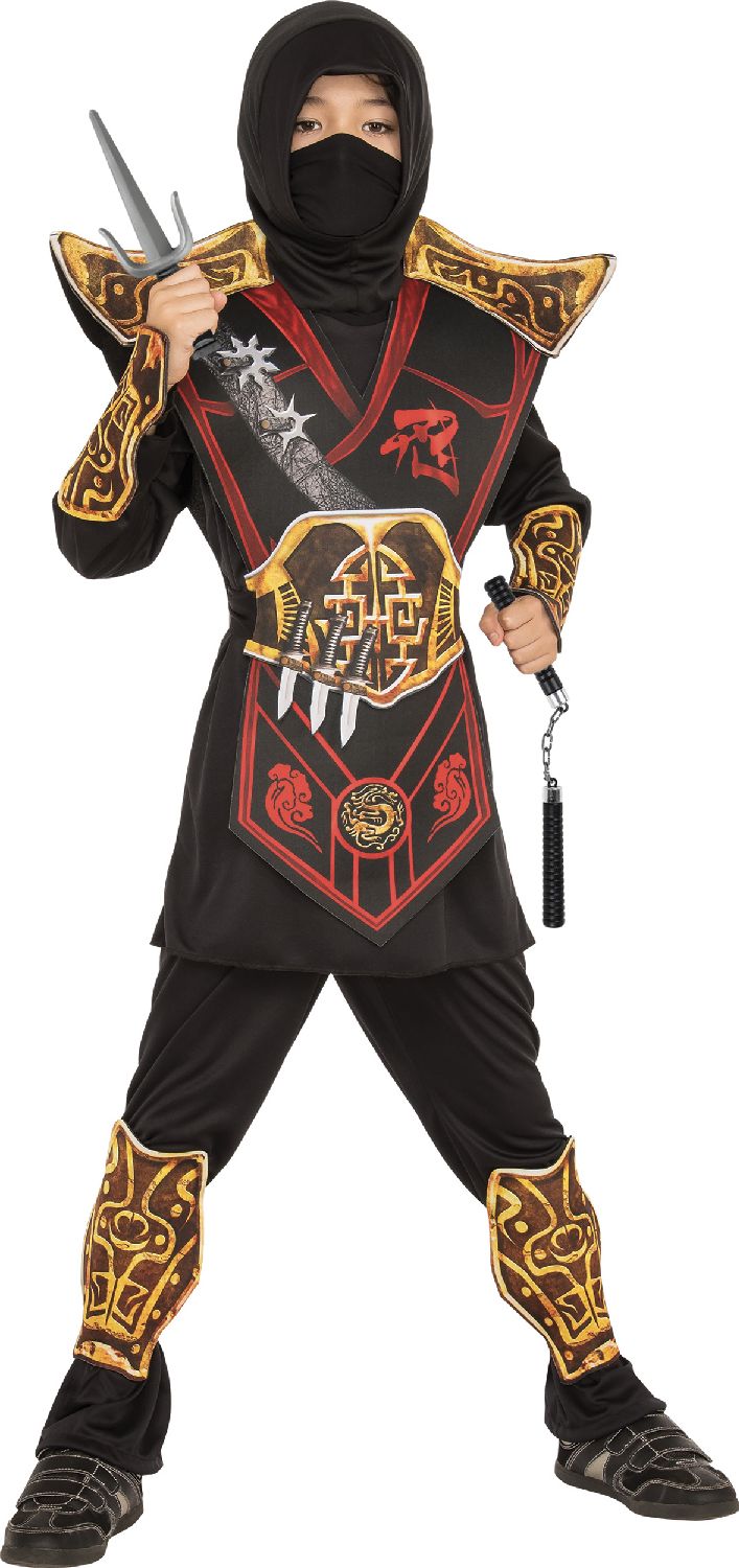 rubies-ninja-kost-m-deluxe-schwarz-luxus image 1