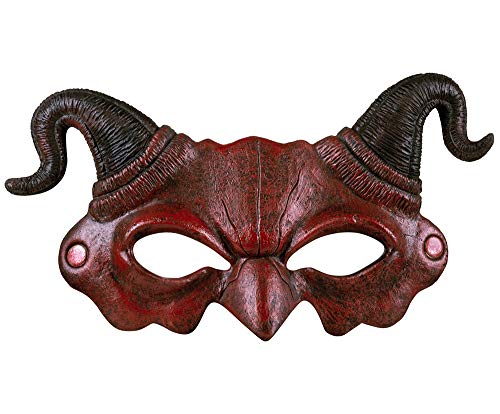 boland-72254-halbmaske-d-mon-rot-schaum-erwachsene image 3