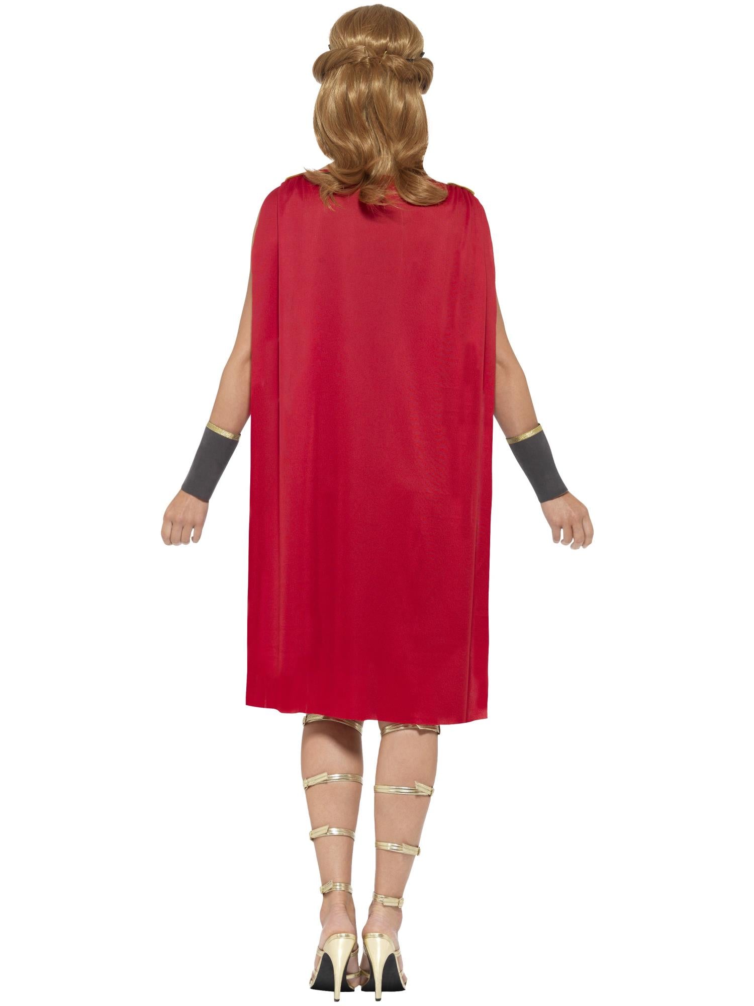 smiffys-fever-r-mer-kriegerin-kost-m-damen-schwarz-mit-umhang image 2