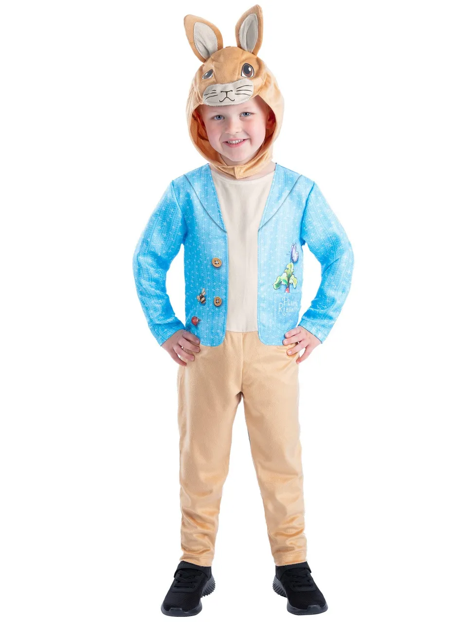 smiffys-fever-peter-rabbit-kost-m-kinder-overall-3-4-jahre image 1