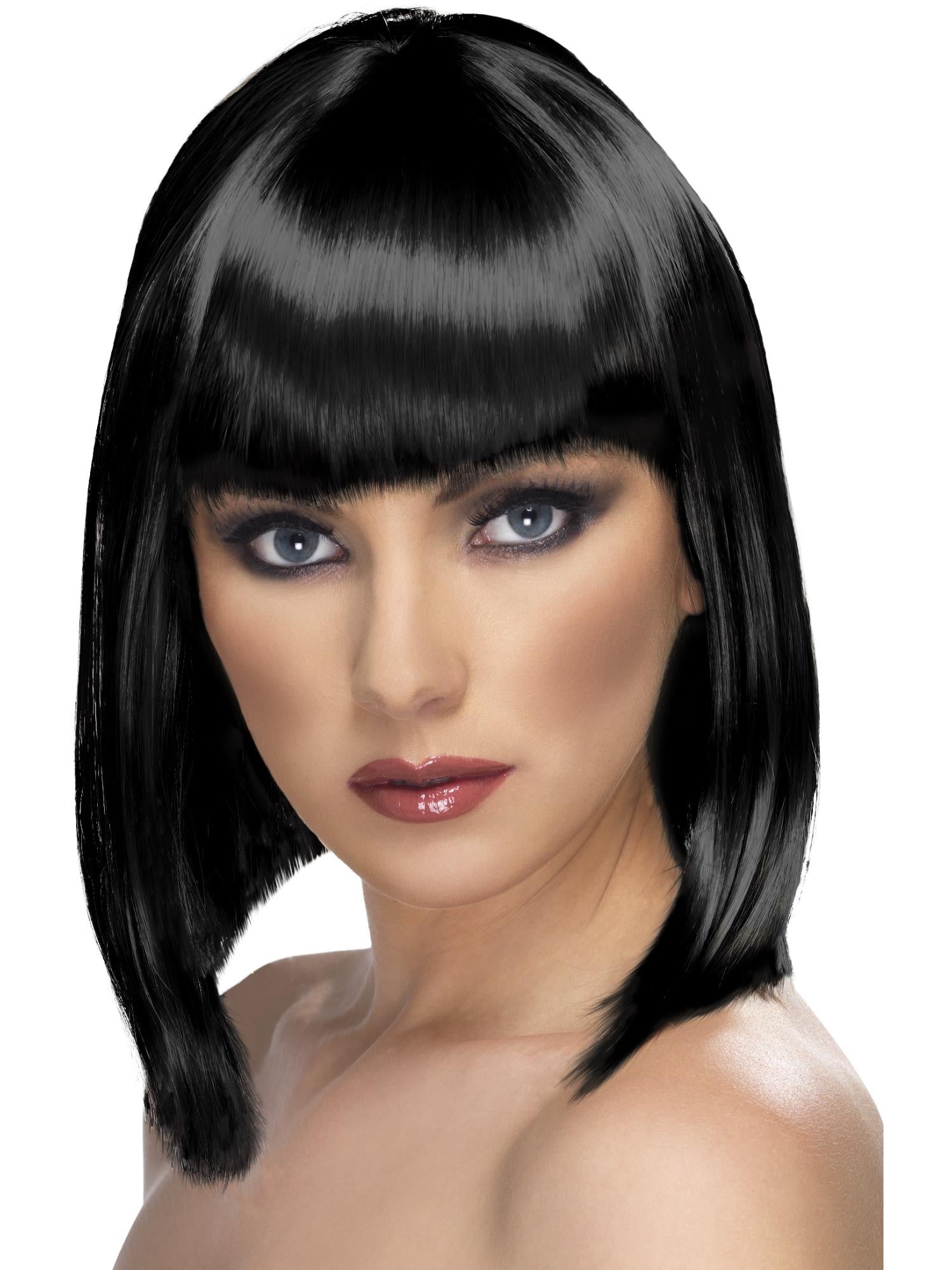 smiffys-glam-bob-per-cke-neongr-n-mit-pony image 1
