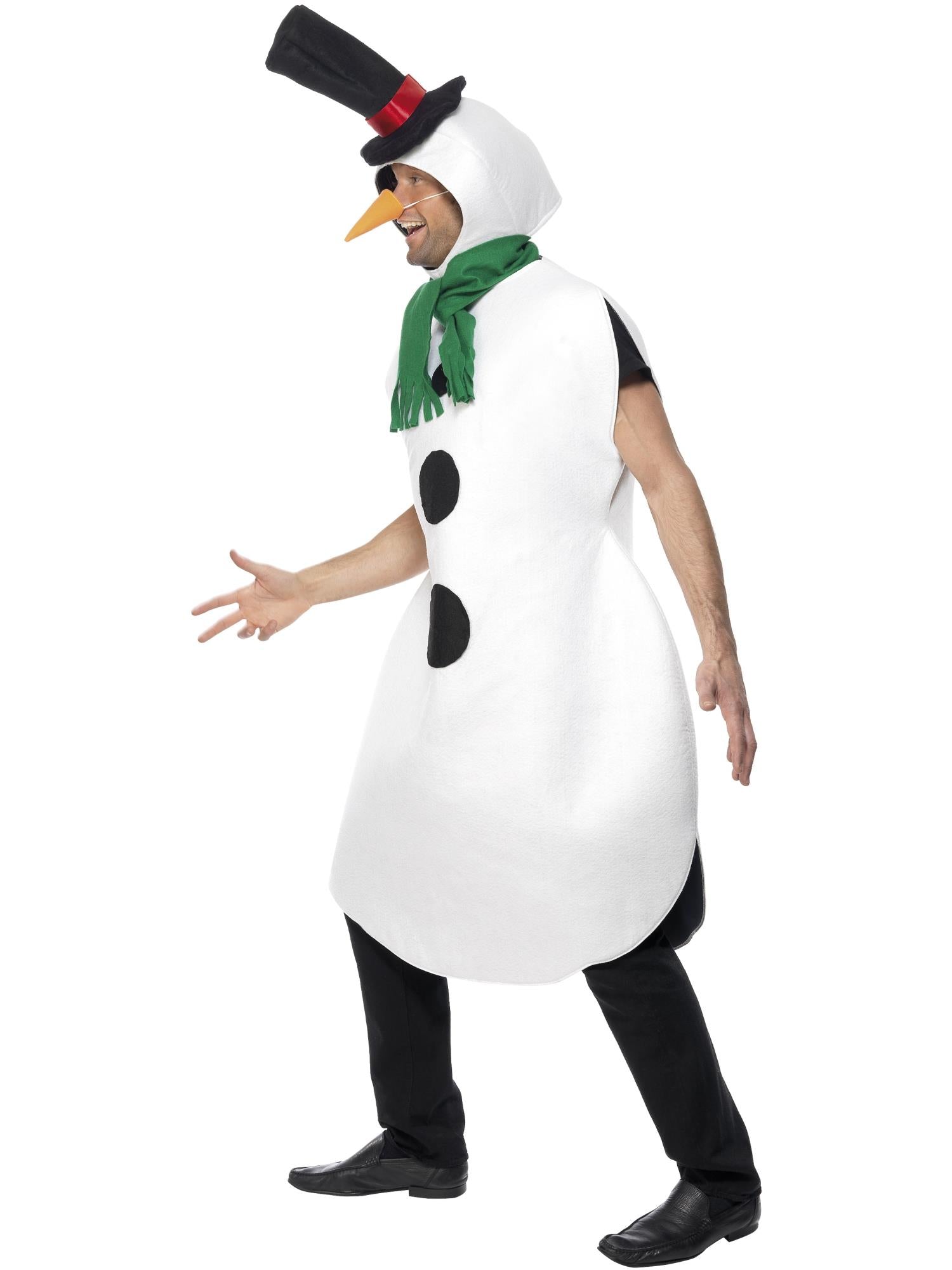 smiffys-fever-schneemann-kost-m-wei-unisex-mit-schal-und-nase image 3