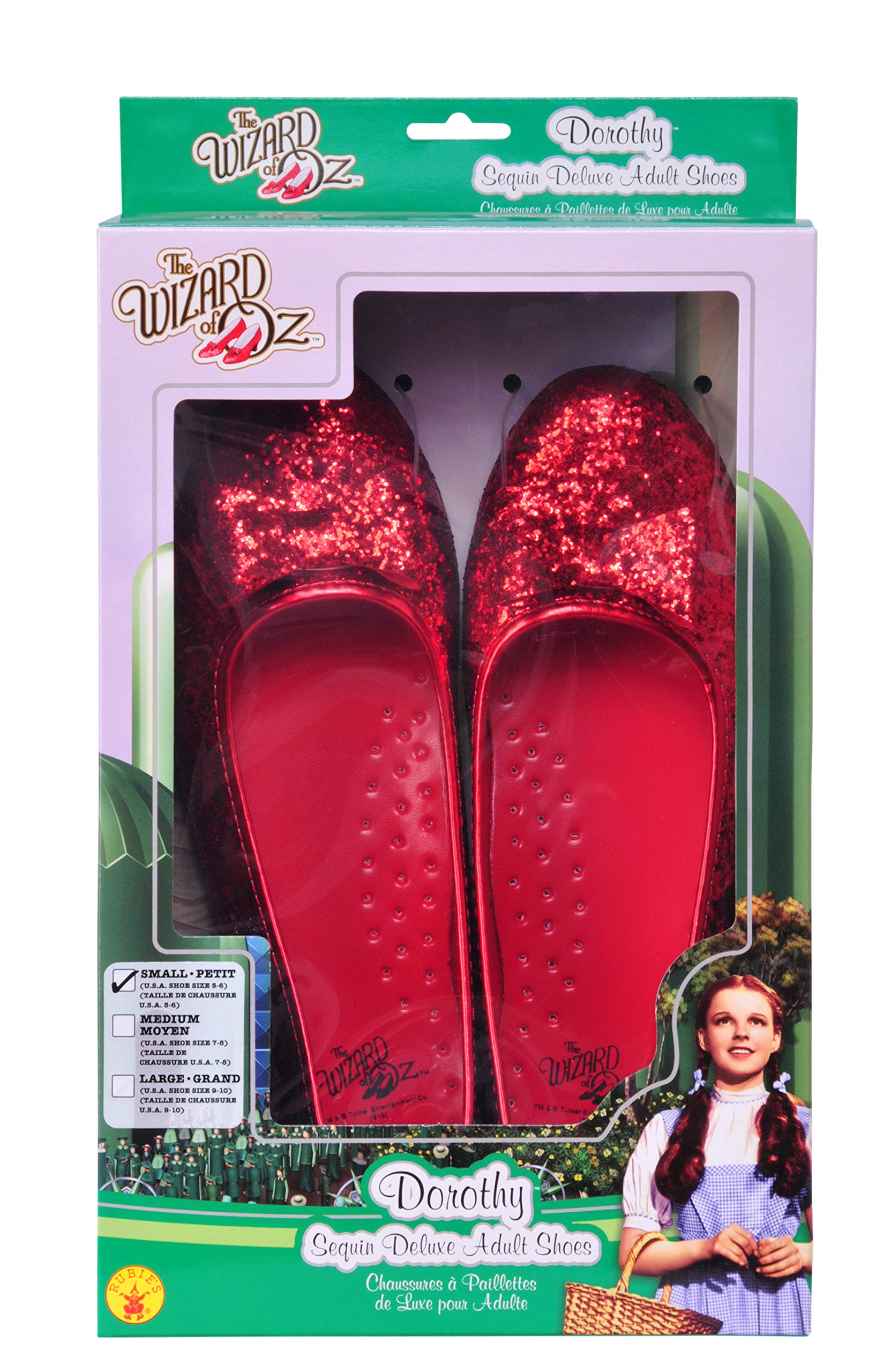 rubie-s-deluxe-wizard-of-oz-dorothy-pumps-rot-pailletten-m image 2